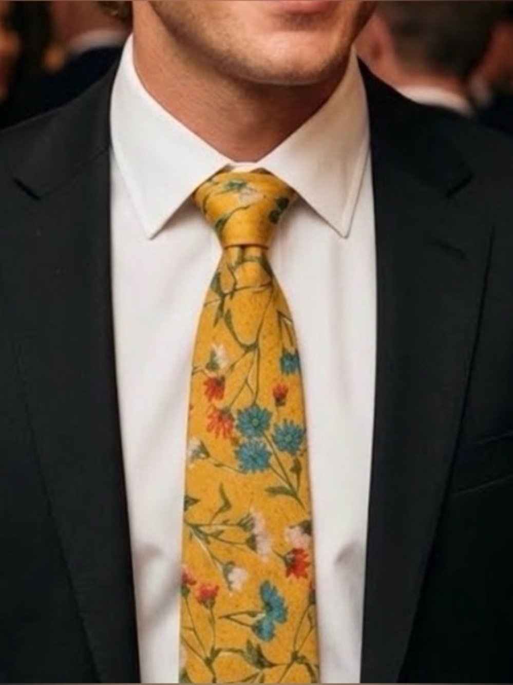 Firenze Golden Silk Tie